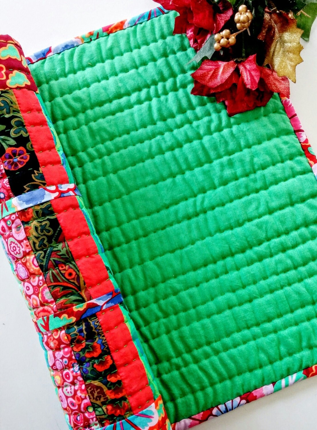 BOHEMIAN TABLE RUNNER Clearance Christmas Quilt Top Kaffe