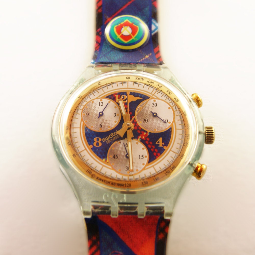 Swatch Chrono Atlanta 1996 Vintage watch unisex New NBW