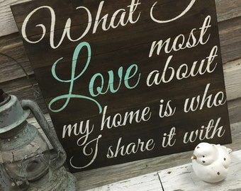 What I love most about my home is who I share it with