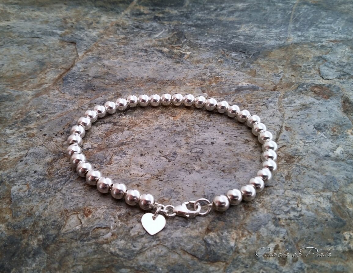 Classic 2.5mm Bead Bracelet - Sterling