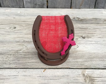 Earring Holder - Jewelry Organizer - Earring Holder Stand - Earring Storage - Horseshoe Decor - Country Girl Gift - Roommate Gift