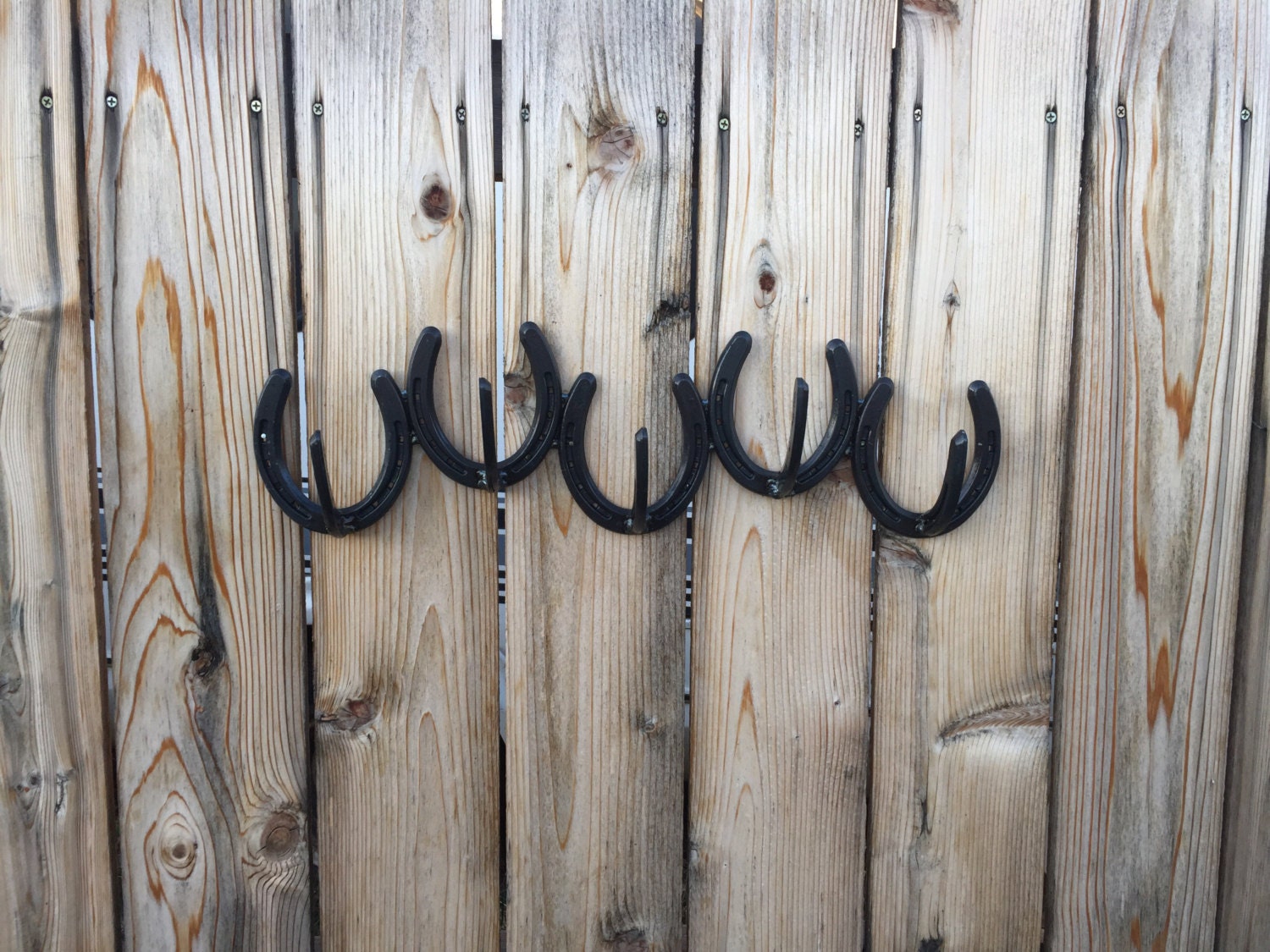 Coat rack Horseshoe Hooks Horseshoe Decor Horseshoe Art