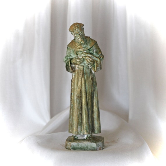 resin st francis statue
