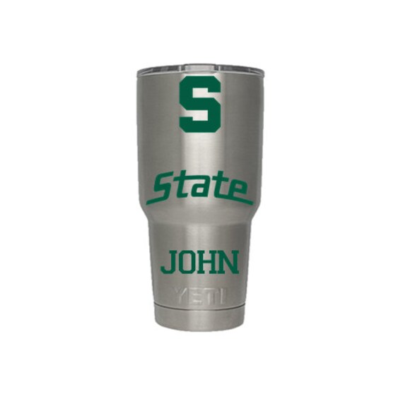 Michigan State Yeti Rambler Colster Yeti by CountryCraftsnMore