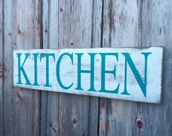 Rustic Kitchen Sign in Red Kitchen Sign Rustic Kitchen