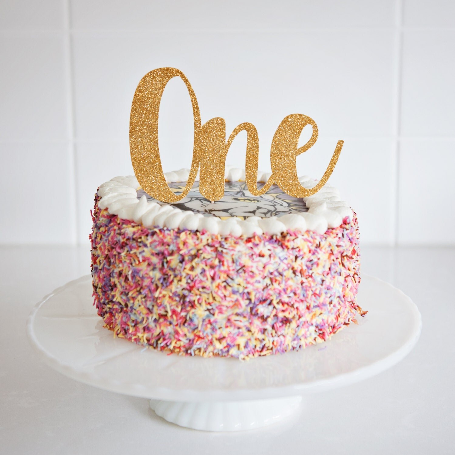 1 birthday cake topper