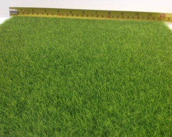 Dollhouse Miniature Landscaping Garden Yard Flooring Grass Mat 1ft x 1ft (As Real)