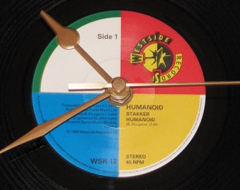 Humanoid stakker humanoid 7" vinyl record clock