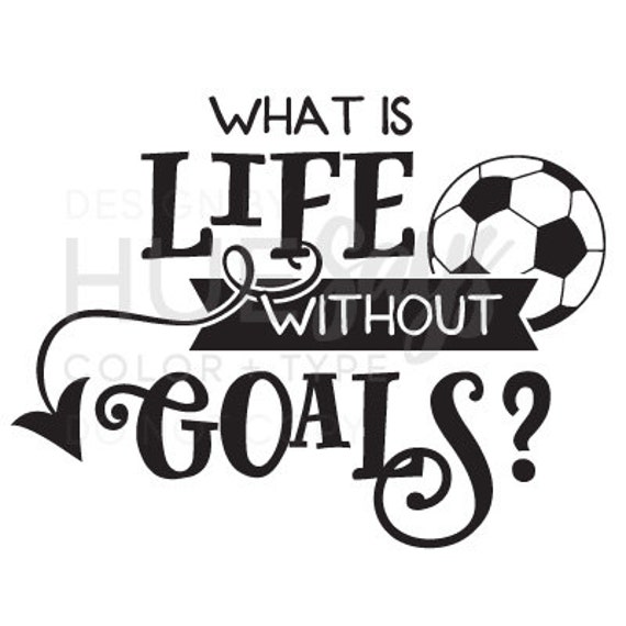 Download Soccer Wall Decal Soccer Life Soccer Goals by HueSays on Etsy