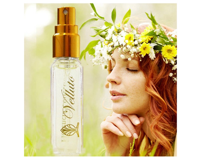 Perfume Velluto by Florencia; Light Fresh Floral Fragrance for Women; Florencia Collection Life is Beautiful; Unique Natural Fragrance Oils