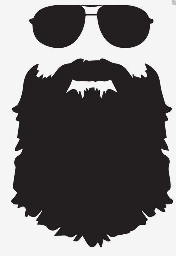 Bearded Life Beards Beard Decal Yeti Decal by RockyPocket on Etsy