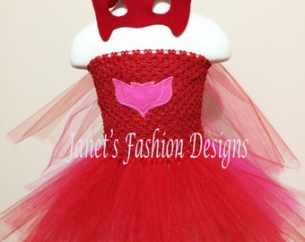 PJ Masks Tutu Dress - PJ Masks Inspired Tutu Dress - Amaya Tutu Dress - Photo Prop - Fashion Tutu Dress - Halloween Costume
