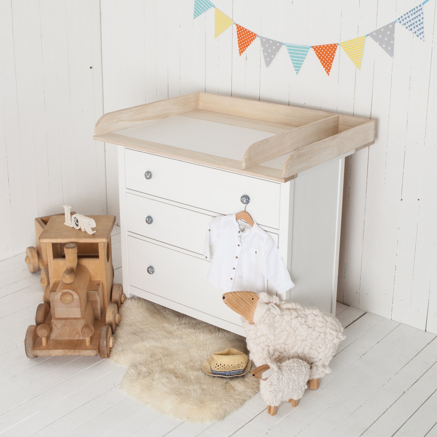 XXL Natural wood Changer Changing table top for by PuckDaddy88