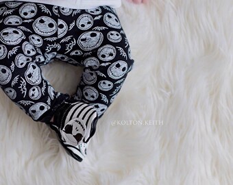 Jack Skellington Leggings, Nightmare before Christmas Baby, 1st Halloween Outfit, Toddler Halloween costume, Boys Halloween Pants