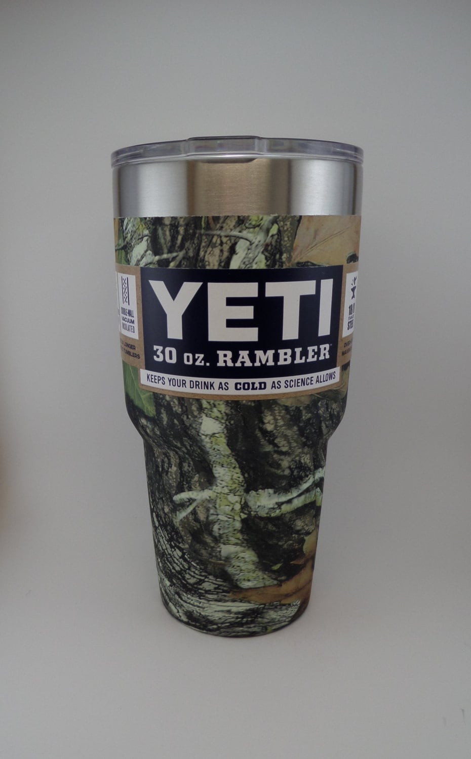 Camo Yeti Rambler 30 oz Camouflage Cup Mossy Oak Break Up