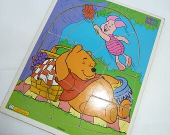 Vintage winnie The Pooh preschool puzzle