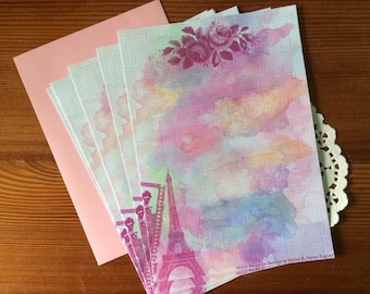 Vintage Paris Stationery Letter Paper