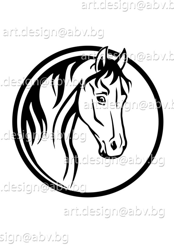 Vector HORSE SVG DXF ai eps pdf png jpg Download