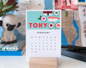 Wanderlust Calendar // 2017 Travel Desk Calendar