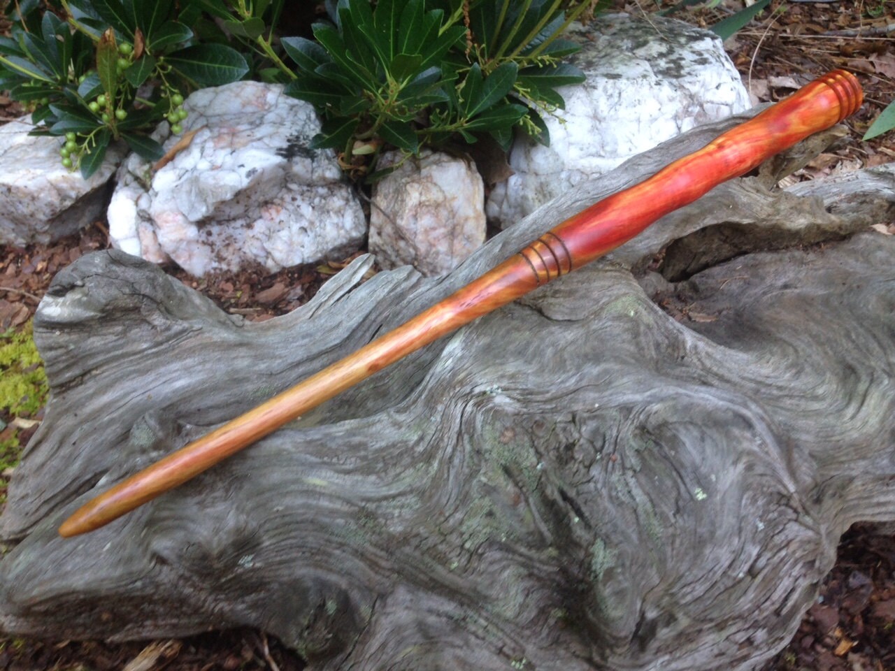 Magic Wand Red Flame Boxelder Magick