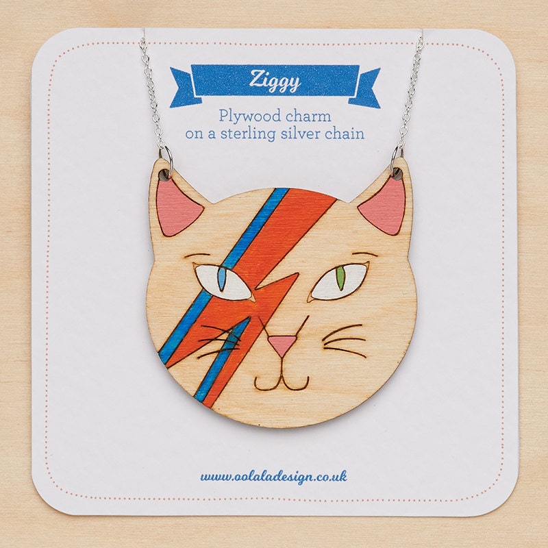 David Bowie Necklace Bowie jewelry Gift for Bowie fan