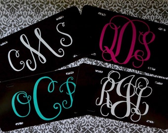 Custom Car Tags- Monogrammed Front License Plates