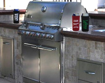 Custom Ultra slim can coolers fit Mich Ultra Red Bull 12 oz sized tall and skinny no minimums