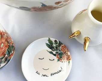 Trinket Dish - Ring Dish - Ceramic Small Plate - Ceramic Plate - Small Ceramic Plate
