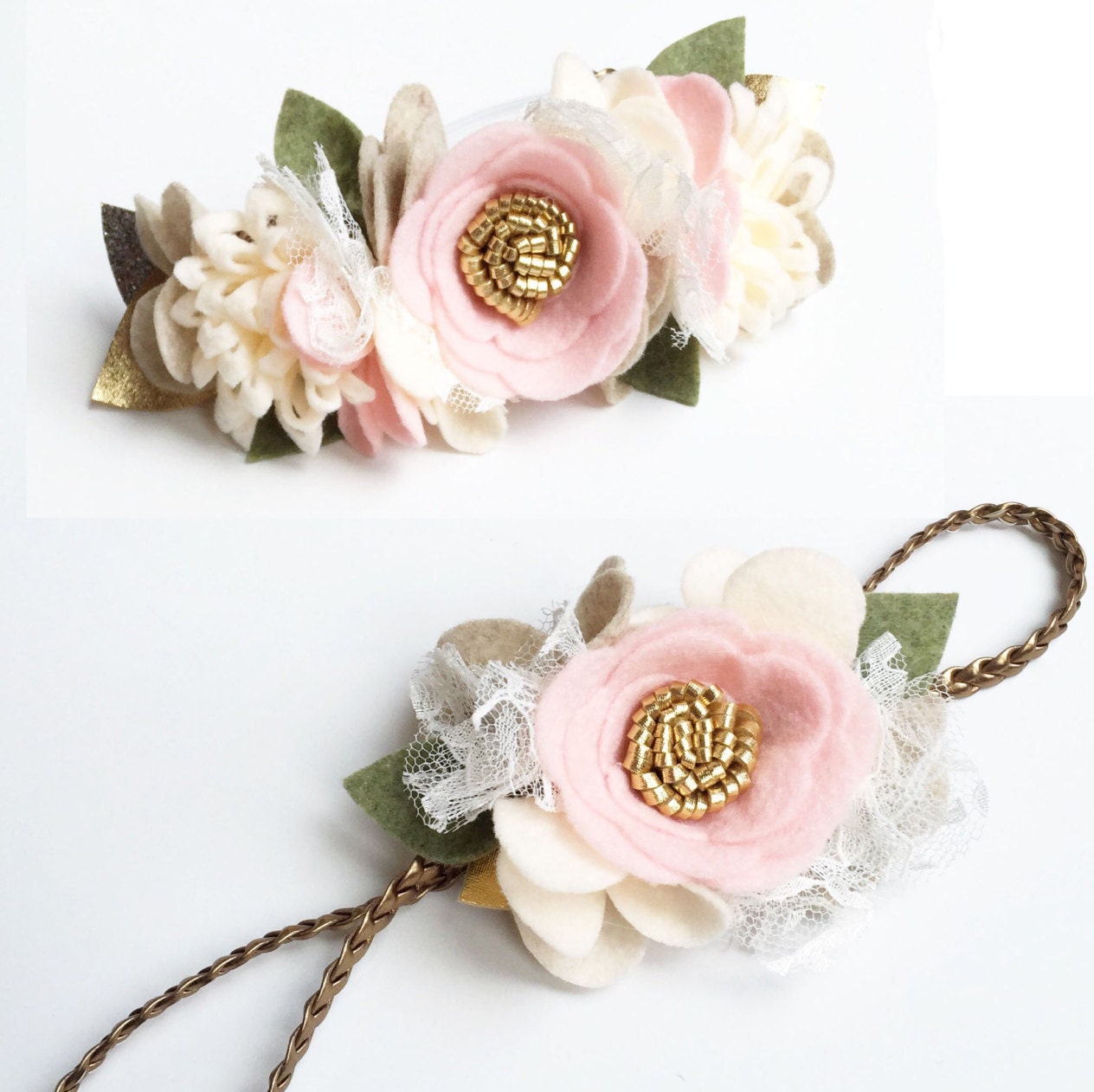 Felt Flower Crown Baby Flower Crown Mommy and Me Outfit