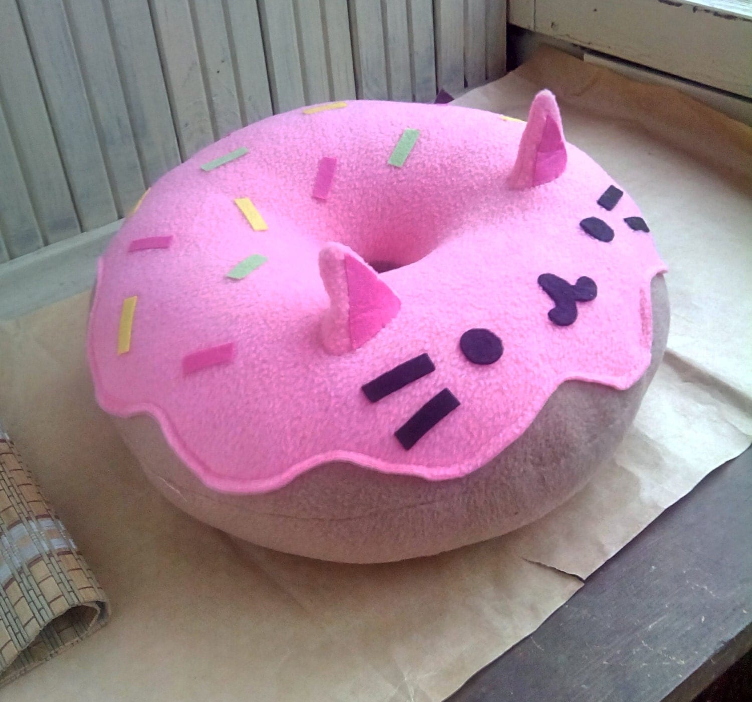 kitty cat pillow