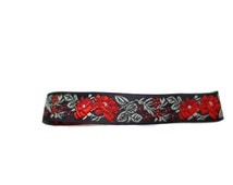 Red - Handcrafted Kutch Embroidered Shell Work Choker Necklace 27