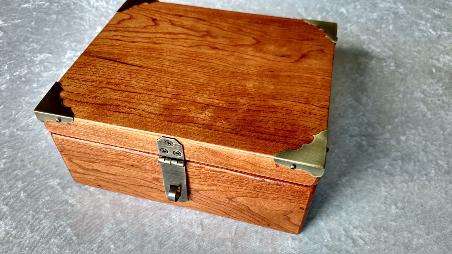 Secret stash box wood box new baby treasure box wedding