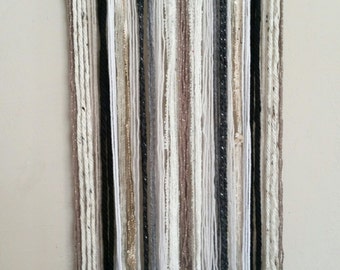 Bohemian Yarn Tapestry, Yarn Wall Hanging