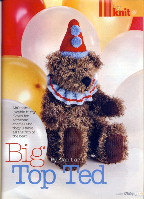 alan dart paddington bear knitting pattern