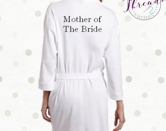 robe cotton gown bride