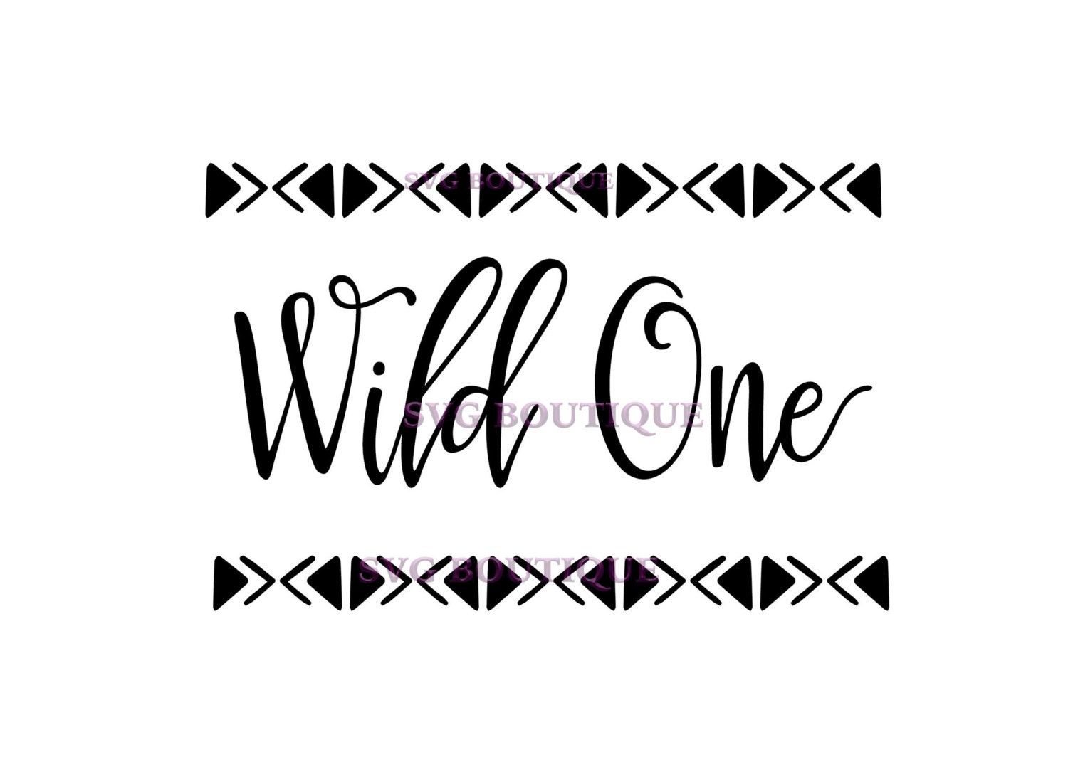 Download Wild One SVG Baby SVG Aztec Little Boy Vector Cutting
