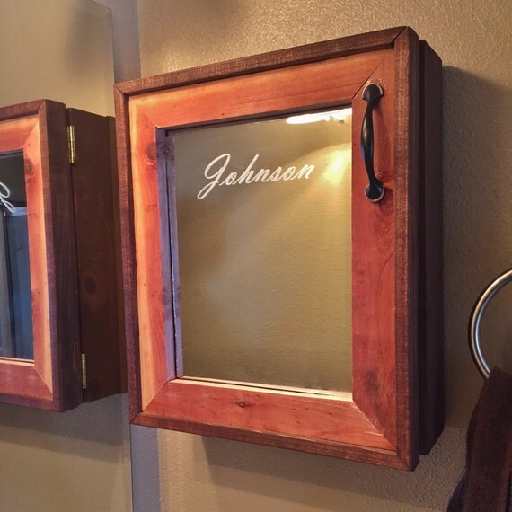 Handmade Rustic Medicine w/ Custom by SouthwestEngraving