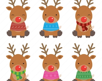 Clip Art Reindeer Clip Art reindeer clip art etsy clipart christmas clipart