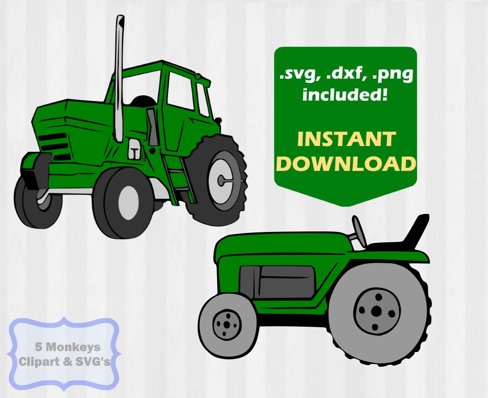 green tractor clipart - photo #14