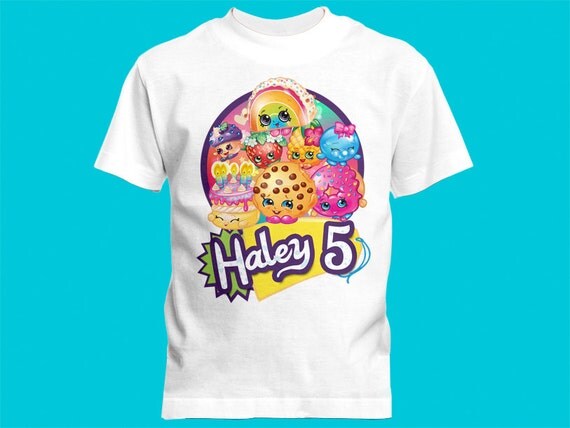 Shopkins birthday shirt Custom Birthday Shirt Custom Name