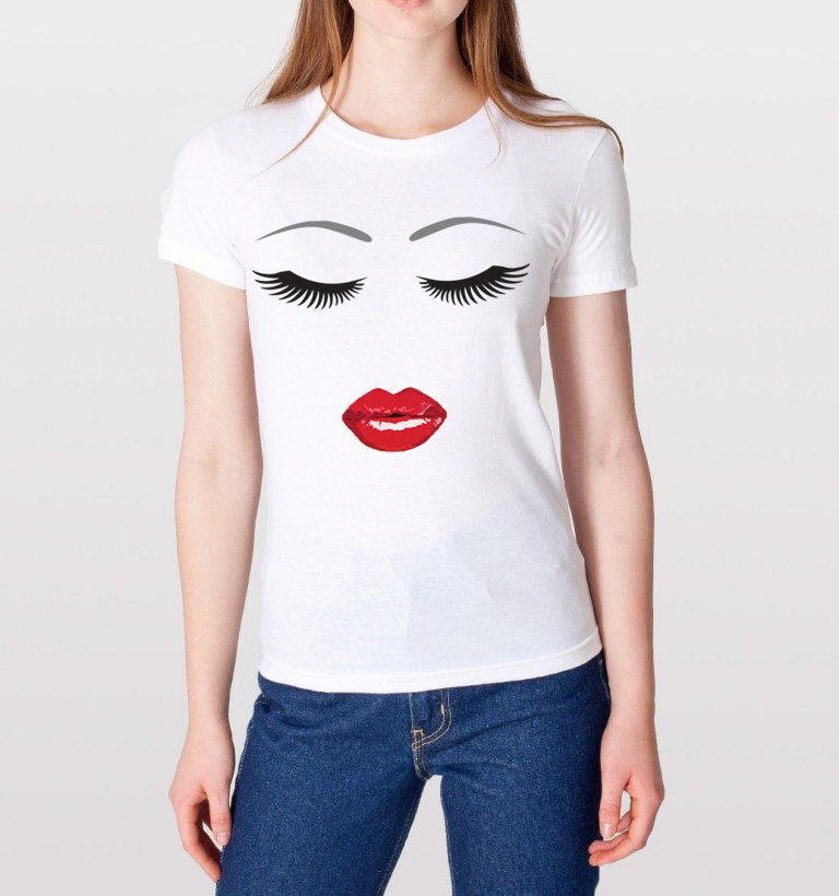 ax paris lips t shirt