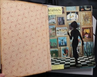 Lot 6 magazines 'Femina Illustrations realities' number 144 to 149 from January to June 1958 vintage