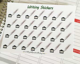 Writing Planner Stickers