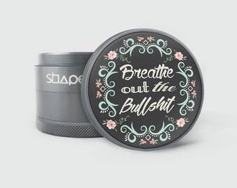 Herb Grinder | Breathe | 2.5" Custom Grinder | TOTEM™ Series
