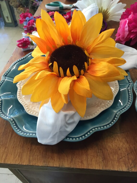 Sunflower Napkin Rings