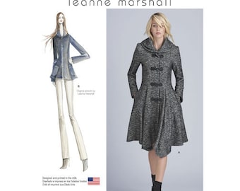 Sewing Pattern for Misses' Lined Coat or Jacket, Simplicity Pattern 8262, Plus Sizes, Petite Sizes, Leanne Marshall Designs