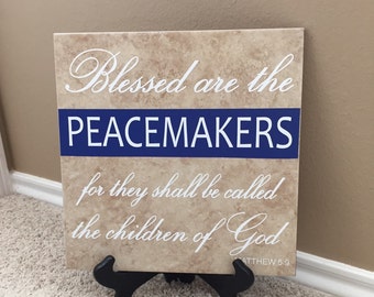 Police Officer Gifts, Blue Lives Matter, Thin Blue Line, Back the Blue, Police, Peacemakers, Blue Line, Police Lives Matter, Support Police
