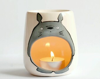 My Neighbor Totoro - Studio Ghibli Oil Burner - Candle Holder - My Neighbour Totoro Gift - Chibi - Anime - Tonari No Totoro - Geek - Comic