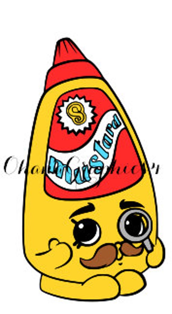 Items similar to Shopkins Inspired Cornell Mustard SVG on Etsy