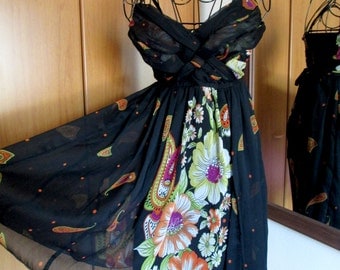 Dressed in Black and floral designs
